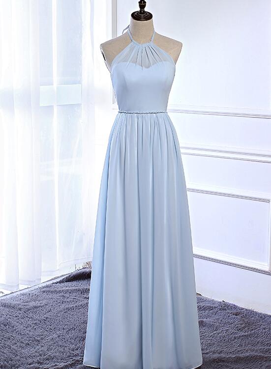 simple sky blue dress