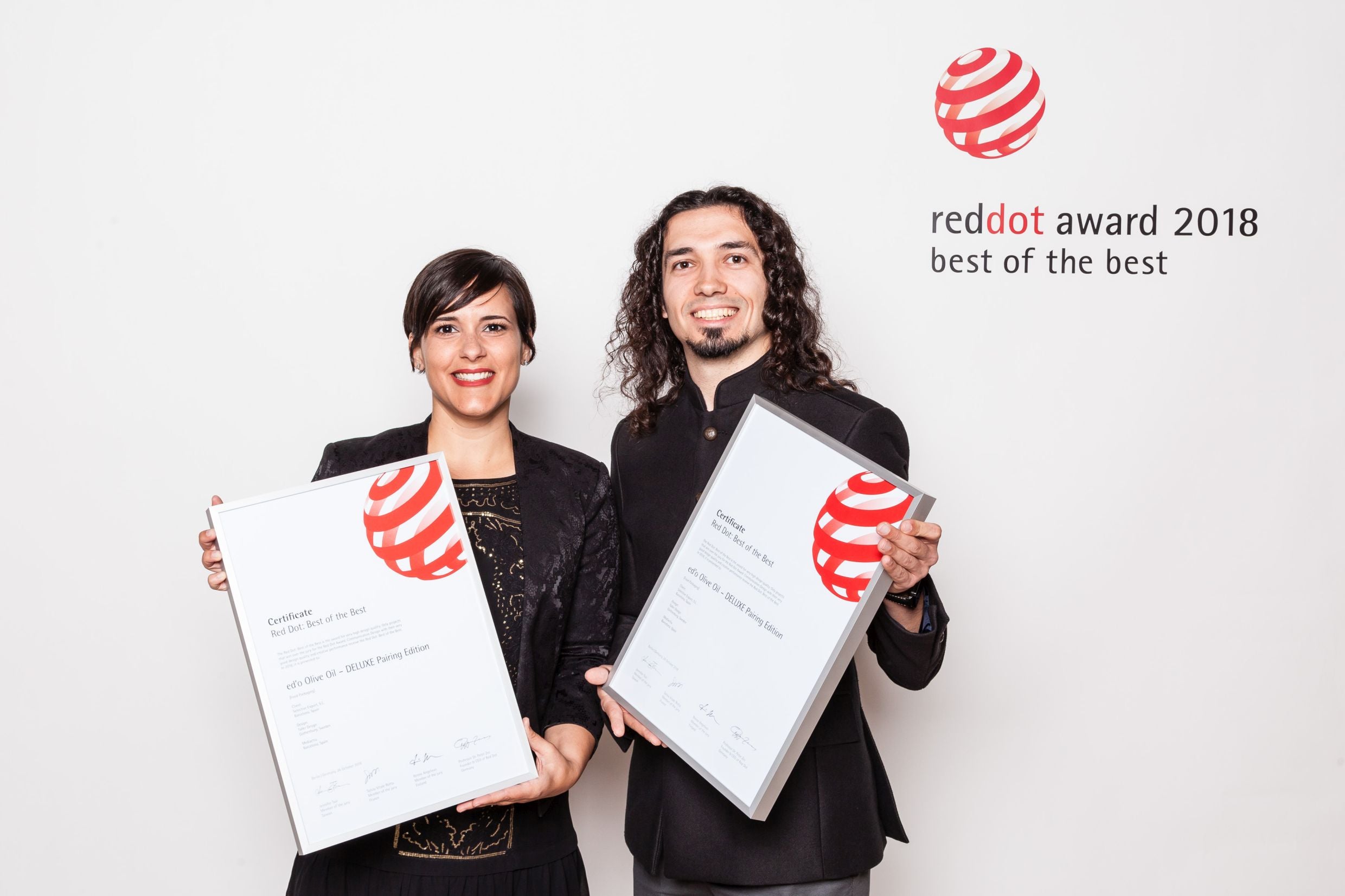 Ariadna Grau and Erhan Turkoglu_Founders of Selective Export and creatives behind edo Olive Oil_winners of Red Dot Best of the Best and Grand Prix