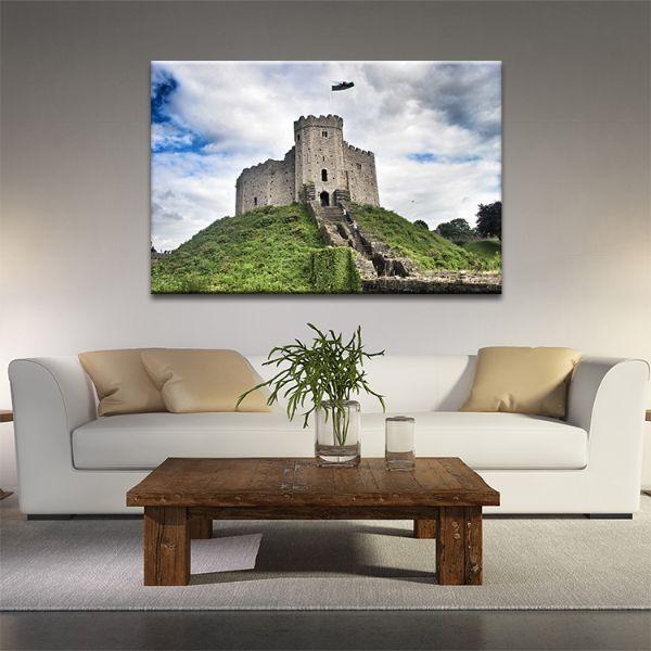 Buy Cardiff Castle In Ireland Canvas Wall Art Canvasx Net