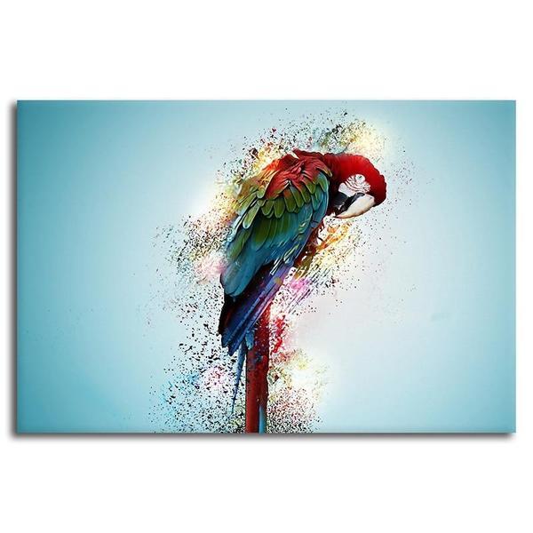 parrot wall art