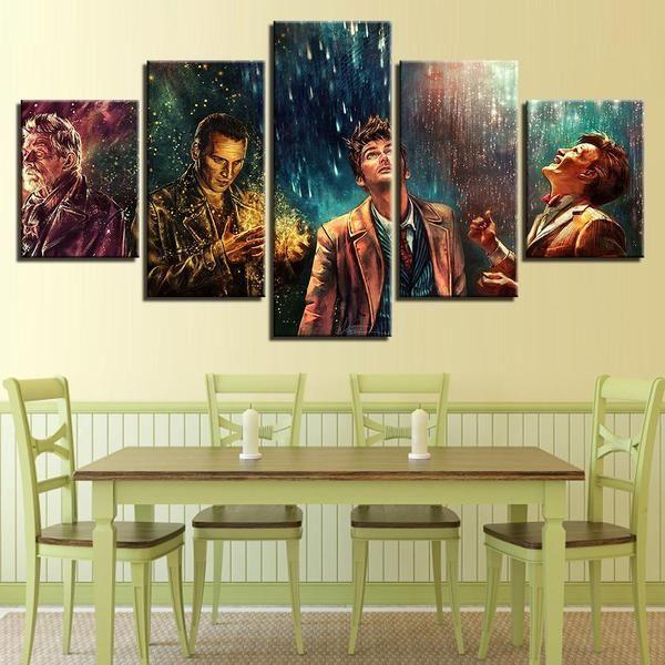 Doctor Who Movie Inspired Characters Canvas Wall Art Canvasx Net