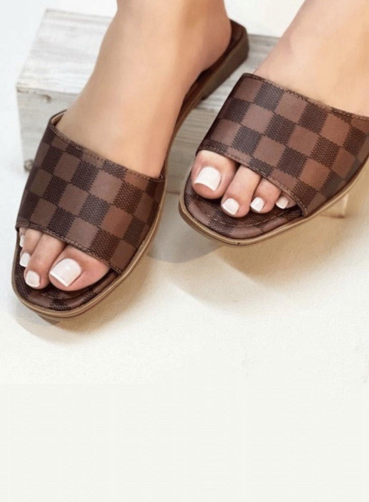 checkered slides