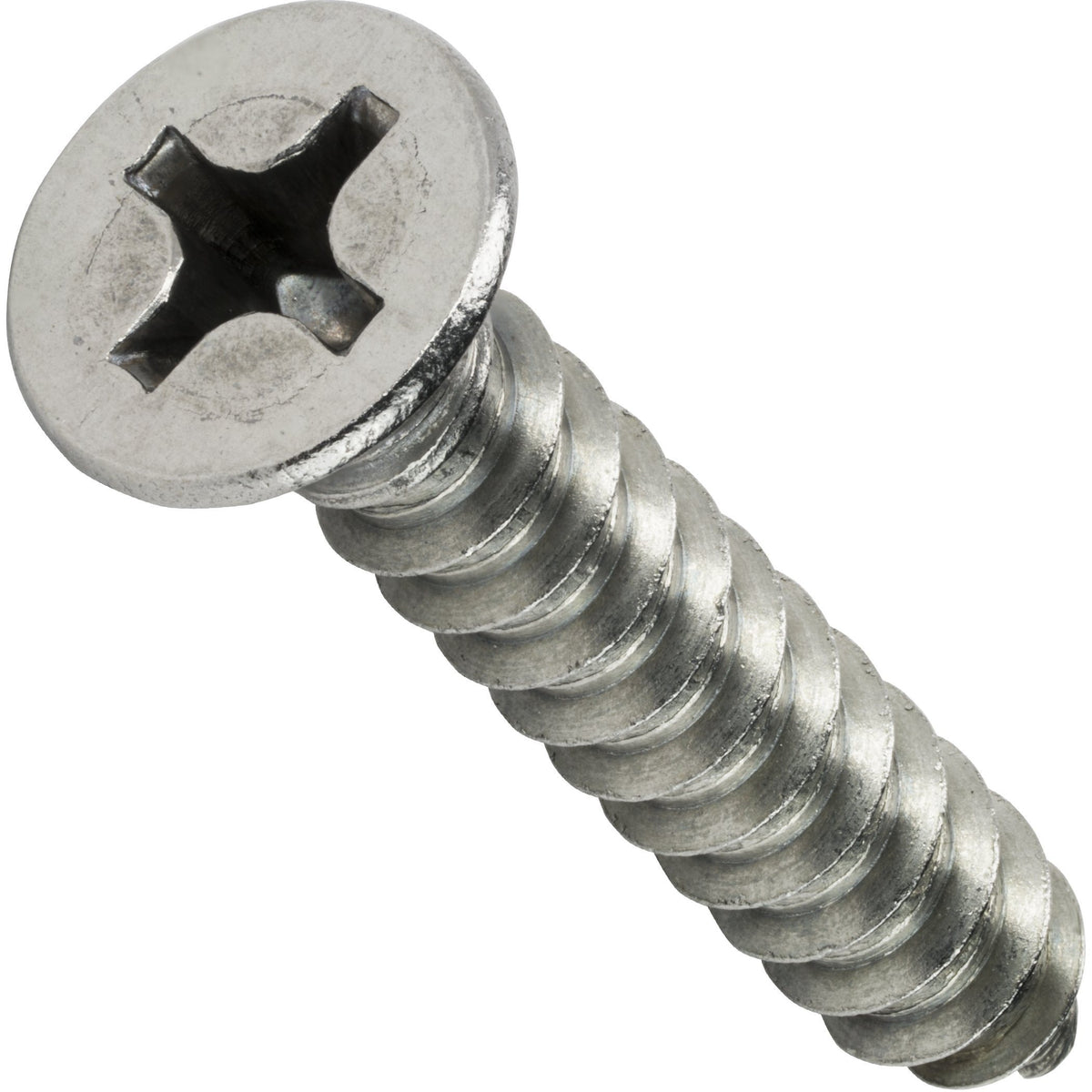 14 X 2 12 Sheet Metal Screws Flat Head Phillips 316 Stainless Steel