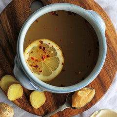 Restorative miso bone broth