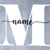 Body 6mois gris & blanc - prénom personnalisé - Petit Balthazar
