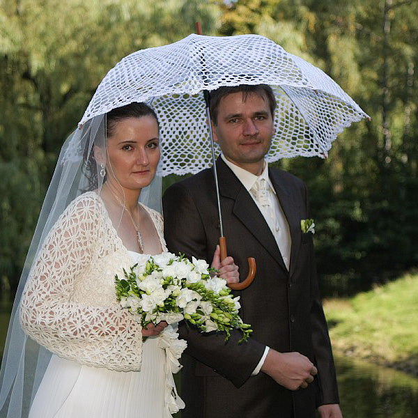 wedding photo umbrella