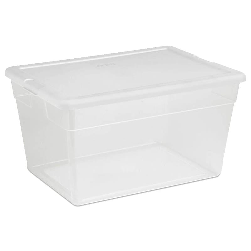 Caja plástica transparente para almacenamiento Do it Center Online
