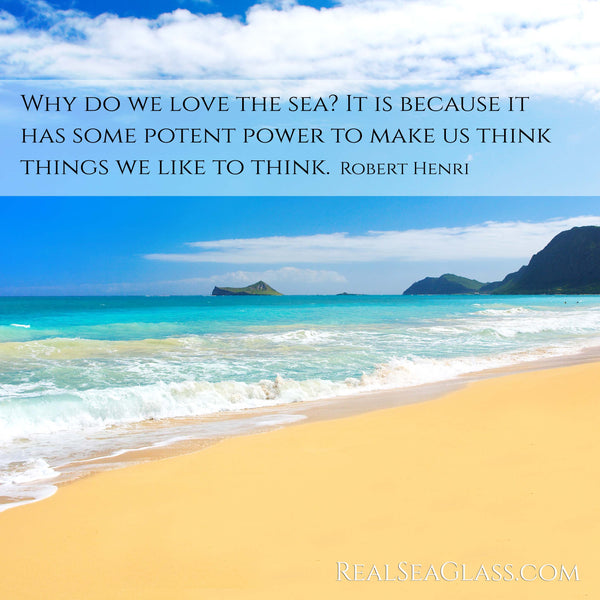 Real Sea Glass Ocean Quote 17