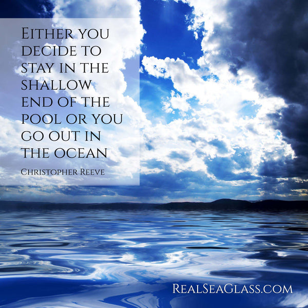 Real Sea Glass Ocean Quote 18