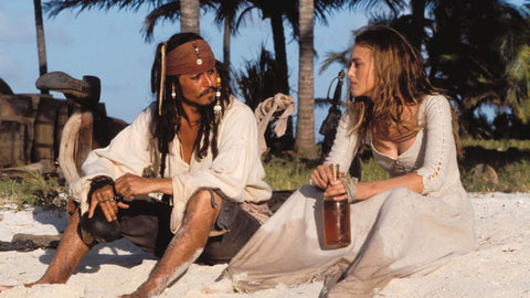 Captain Jack Sparrow with Rum Bottle