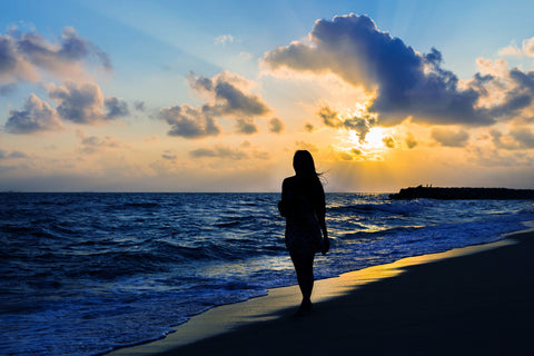 Searching for Sea Glass at Sunrise