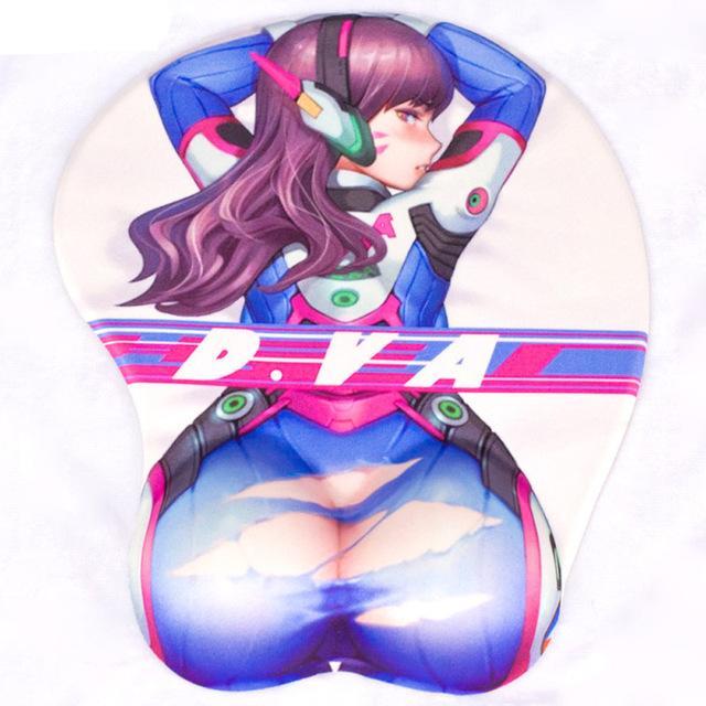 Overwatch D.VA Sexy Butt Soft Silicon Mousepad – Kawainess