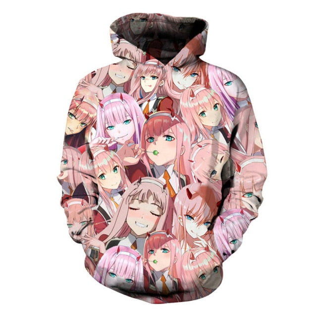 darling in the franxx zero two hoodie