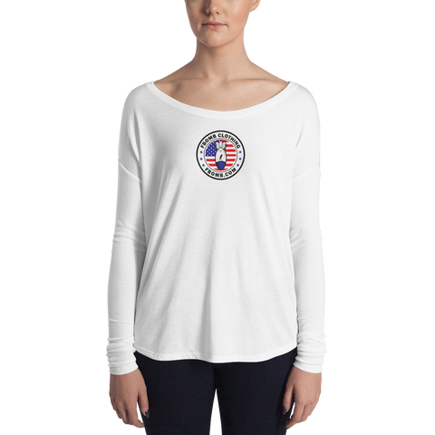 Ladies' New Patriot Cross matthewstyer Long Sleeve Tee