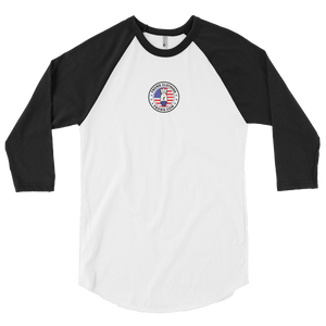 Modern matthewstyer Patriot 3/4 sleeve raglan shirt