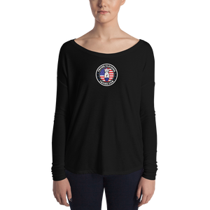 Ladies' New Patriot Cross matthewstyer Long Sleeve Tee - Dark