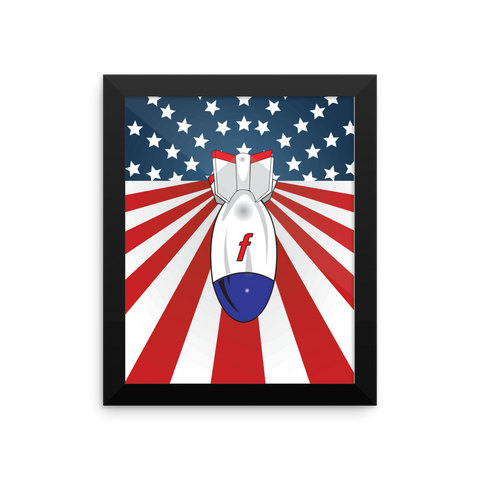 Modern Patriot matthewstyer Matte Framed poster