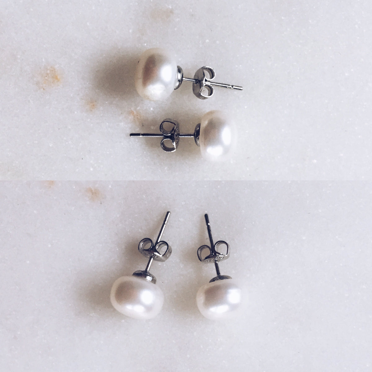 10mm ivory pearl drop earings,bridal pearl earrings,freshwater drop pearl earrings,pearl earrings for bridesmaid gifts,wedding earrings