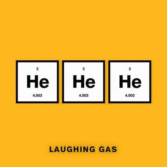 laughing gas science pun periodic table