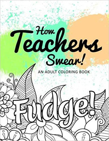 Funny coloring book for teachers