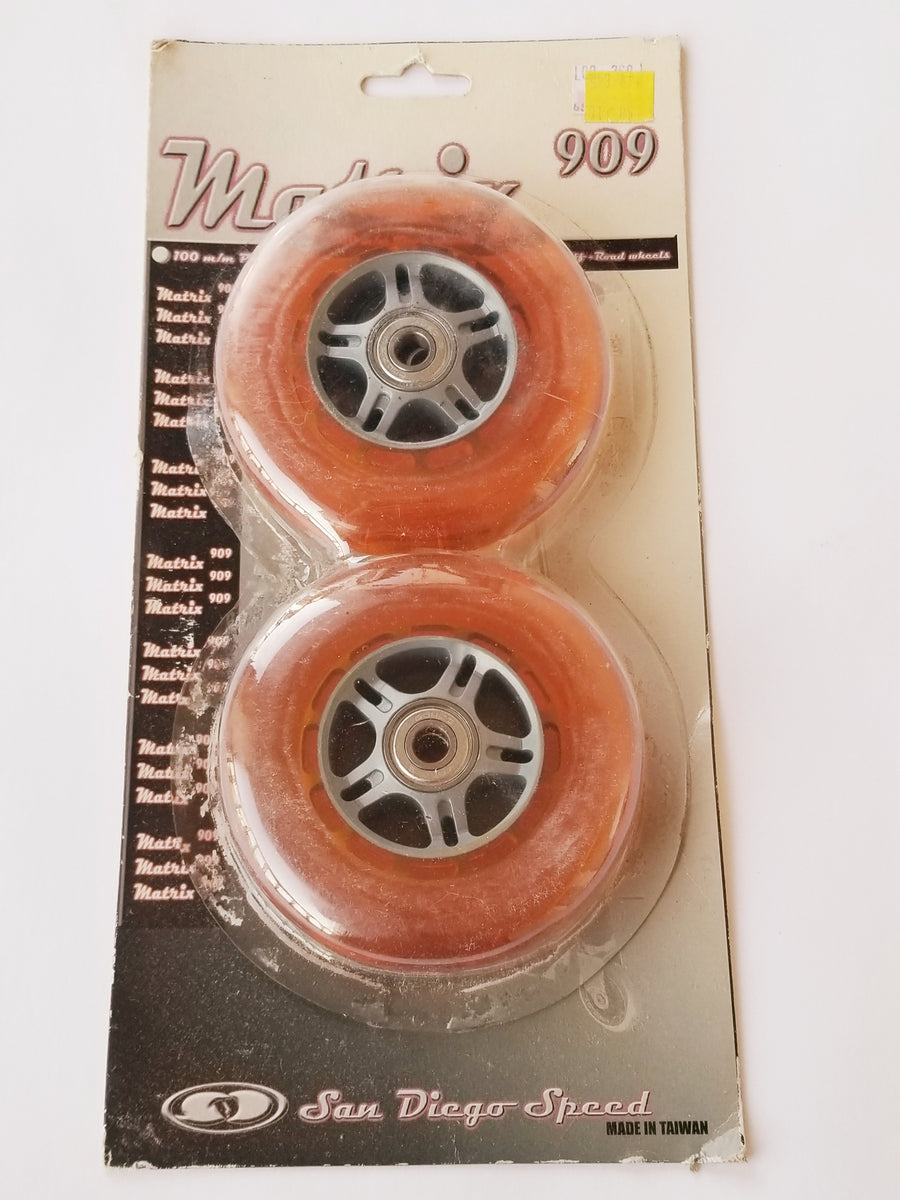 Sovereign Speed 100mm Scooter Wheels with Bearings Pair Replacement Razor Scooters Kick Push A A2 A4 Spark