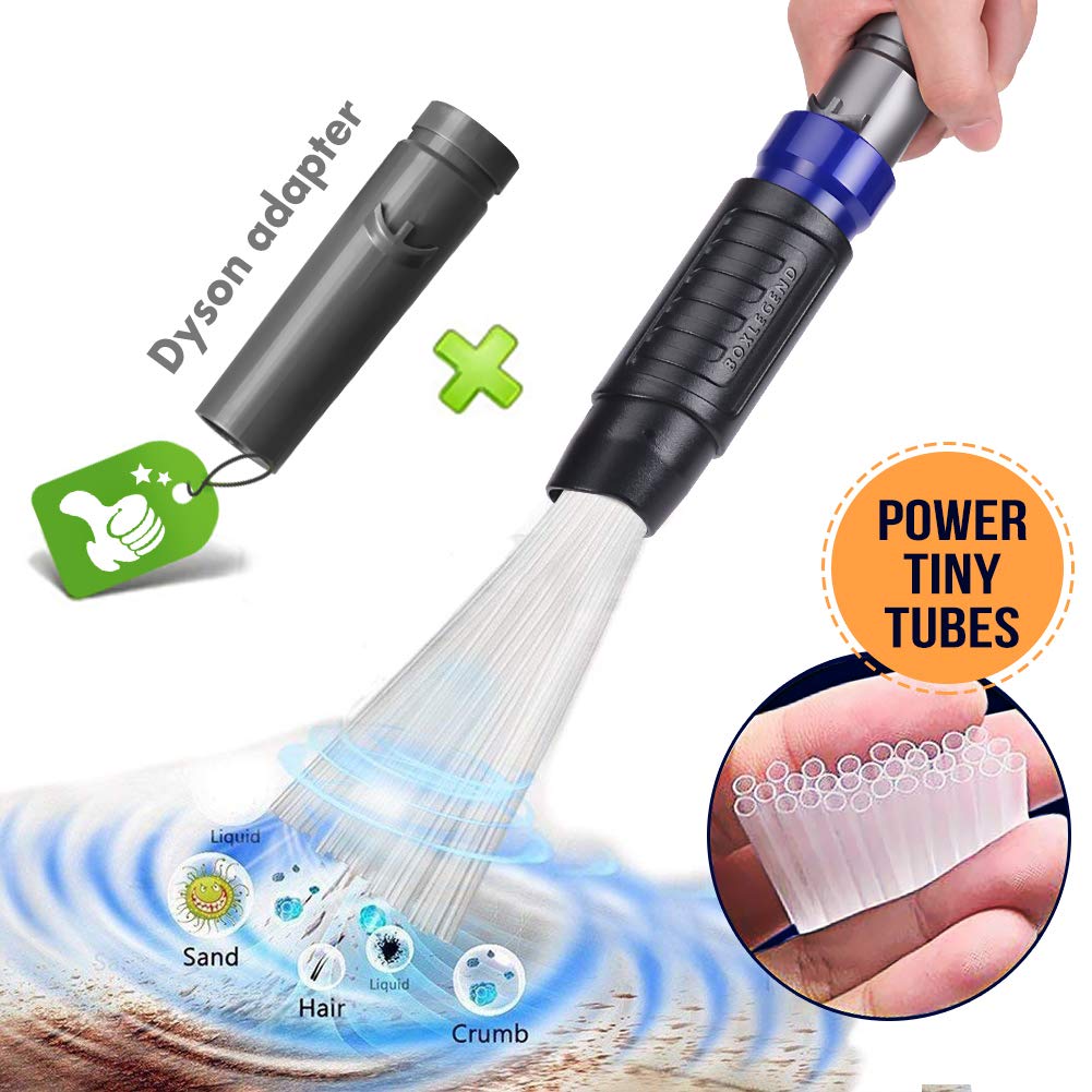 gray Quality Home Products Vacuum Dust Cleaner Brush Dirt Remover Tools Universal Attachments Cleaner Perfect for Air Vents//keyboards//drawers//jewelry//plants