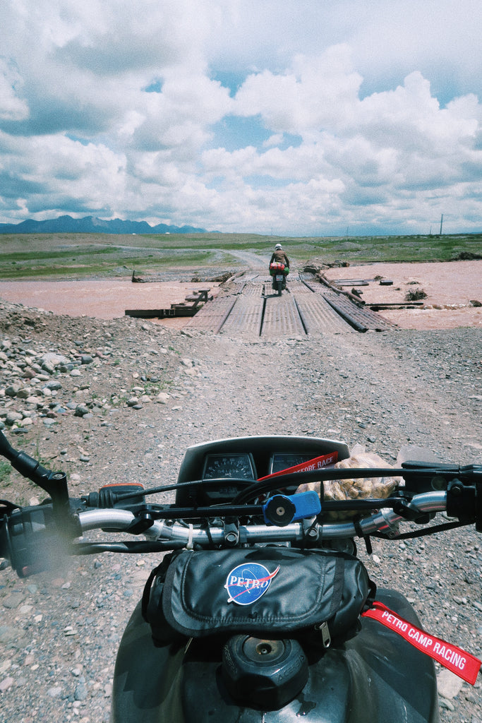 Pamir Highway River Crossing Petrocamp