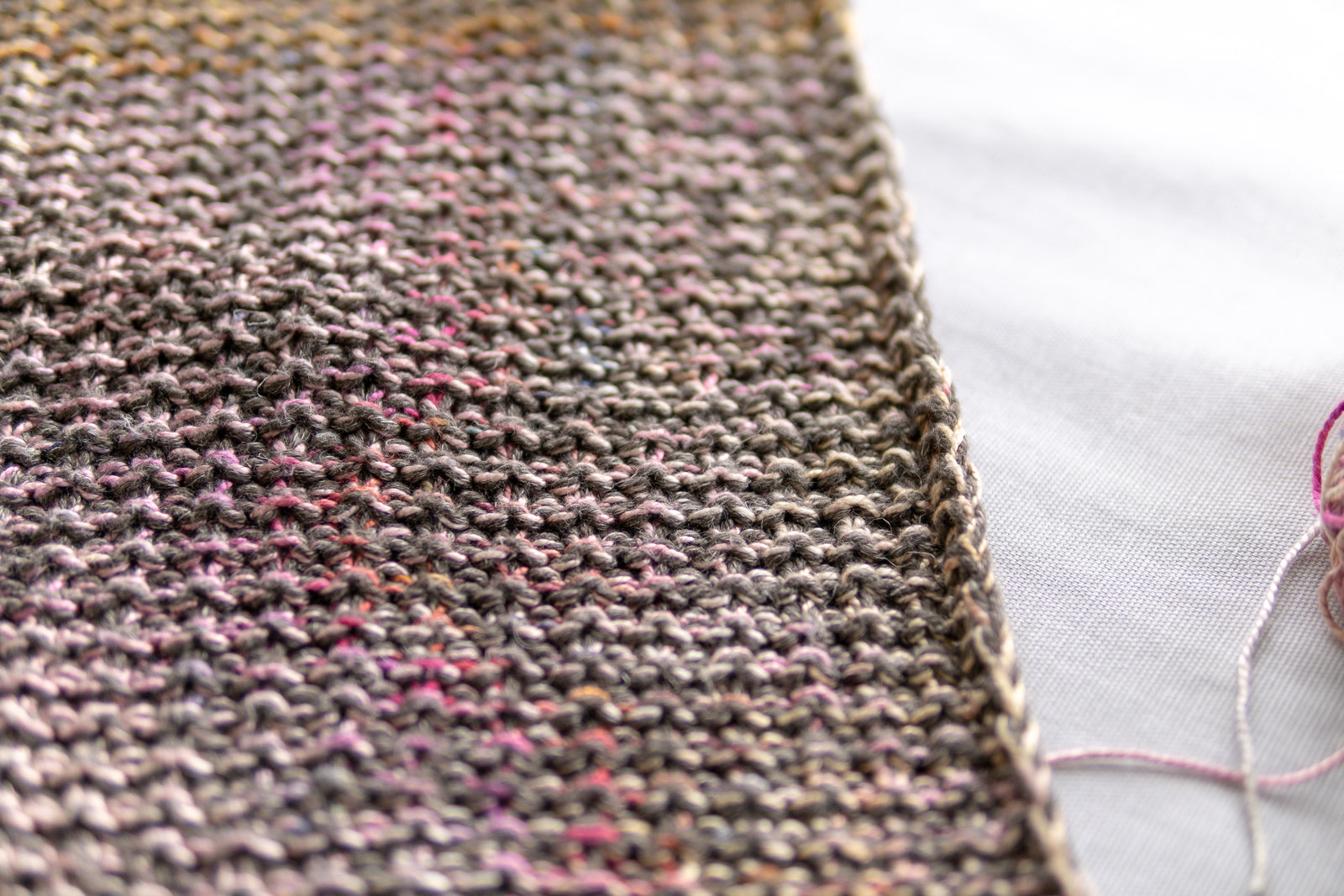 Olivia Scarf Knitting Pattern reverse side