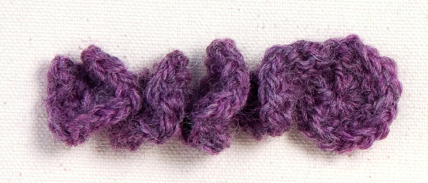 corkscrew knitted ruffle