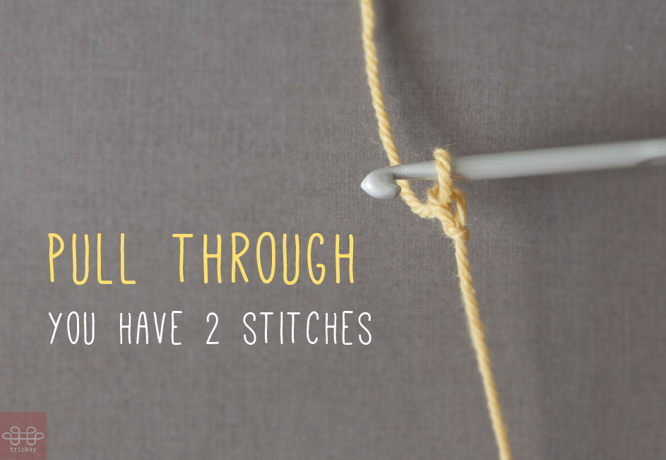how to crochet: first stitch
