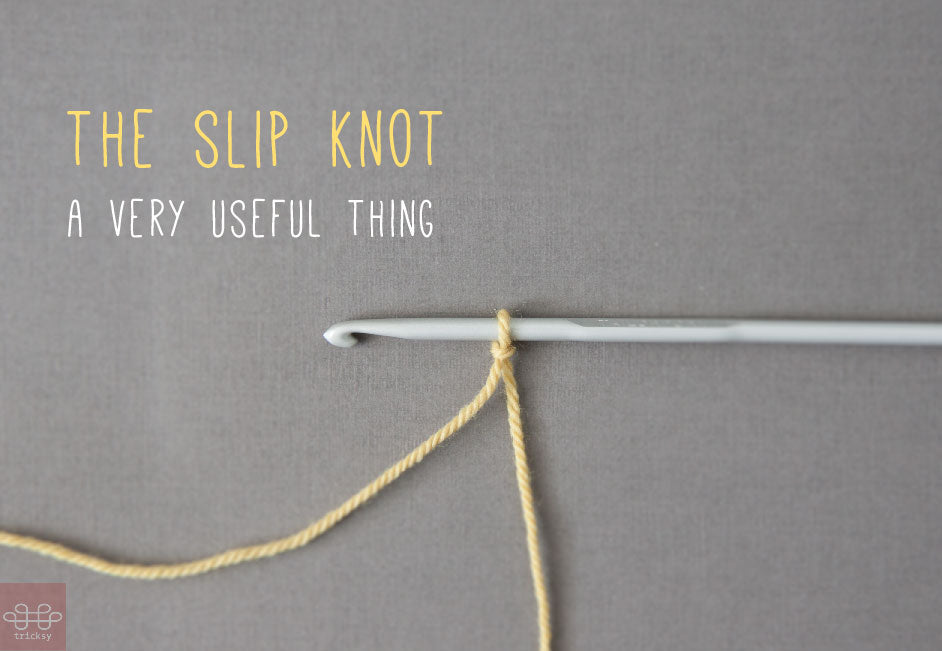 how to crochet: slip knot on tricksy knitter