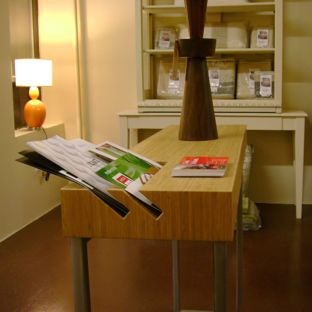 2008 Abode New York interior with modernlink's Ryder entry hall console table