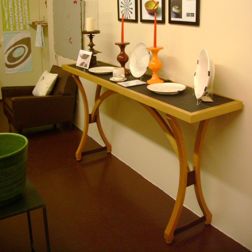 2008 Abode New York interior featuring Carlton House console table.