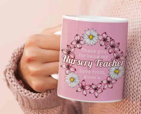 Nursery teacher mug gift
