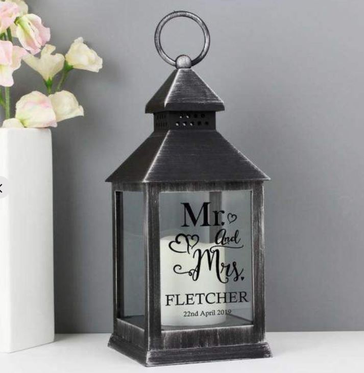 Personalised romantic lantern 