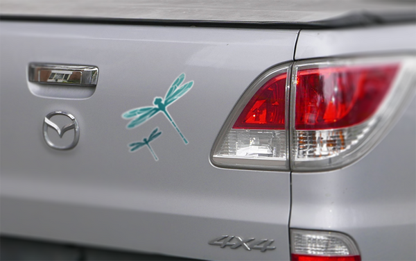 small dragonfly stickers