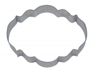 4.25 Inch Elegant Plaque Cookie Cutter