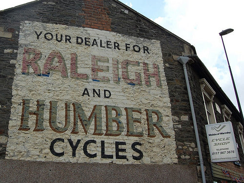 A sign painted by the late Cliff Headford.