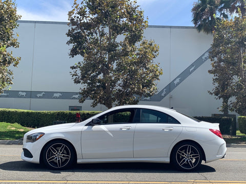 Mercedes Benz CLA250 stock ride height