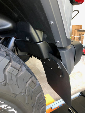 RokBlokz Jeep Wrangler JL JLU Rubicon rear mud flap install