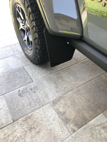 RokBlokz Jeep Wrangler JL JLU Rubicon front mud flap logo