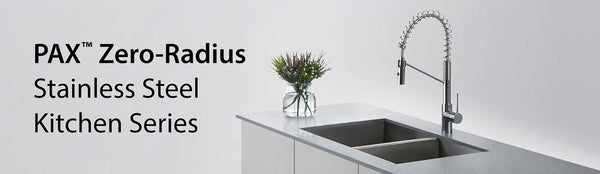 Kraus zero radius Stainless Steel Kitchen Sinks 