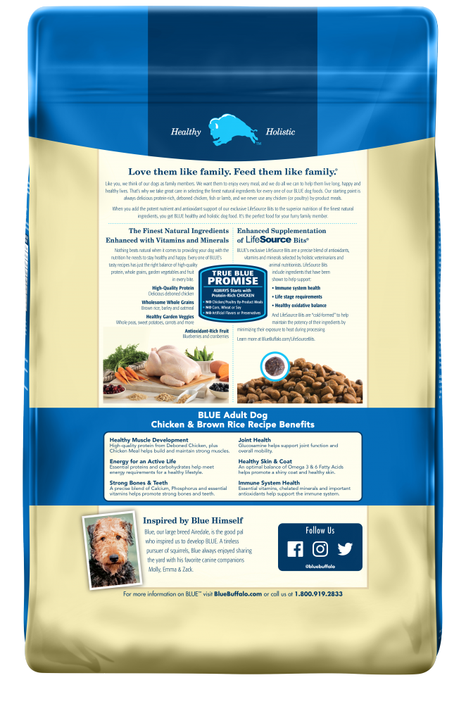 blue buffalo adult dry dog food