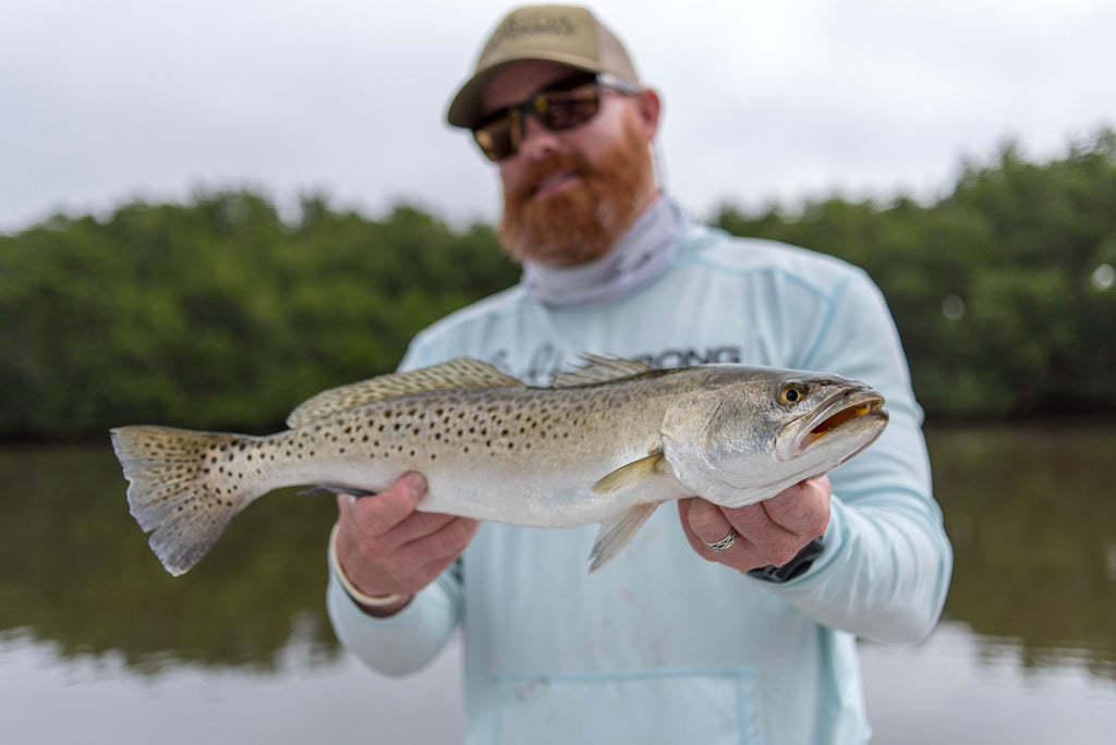 Drew with a Tampa Bay Seatrout