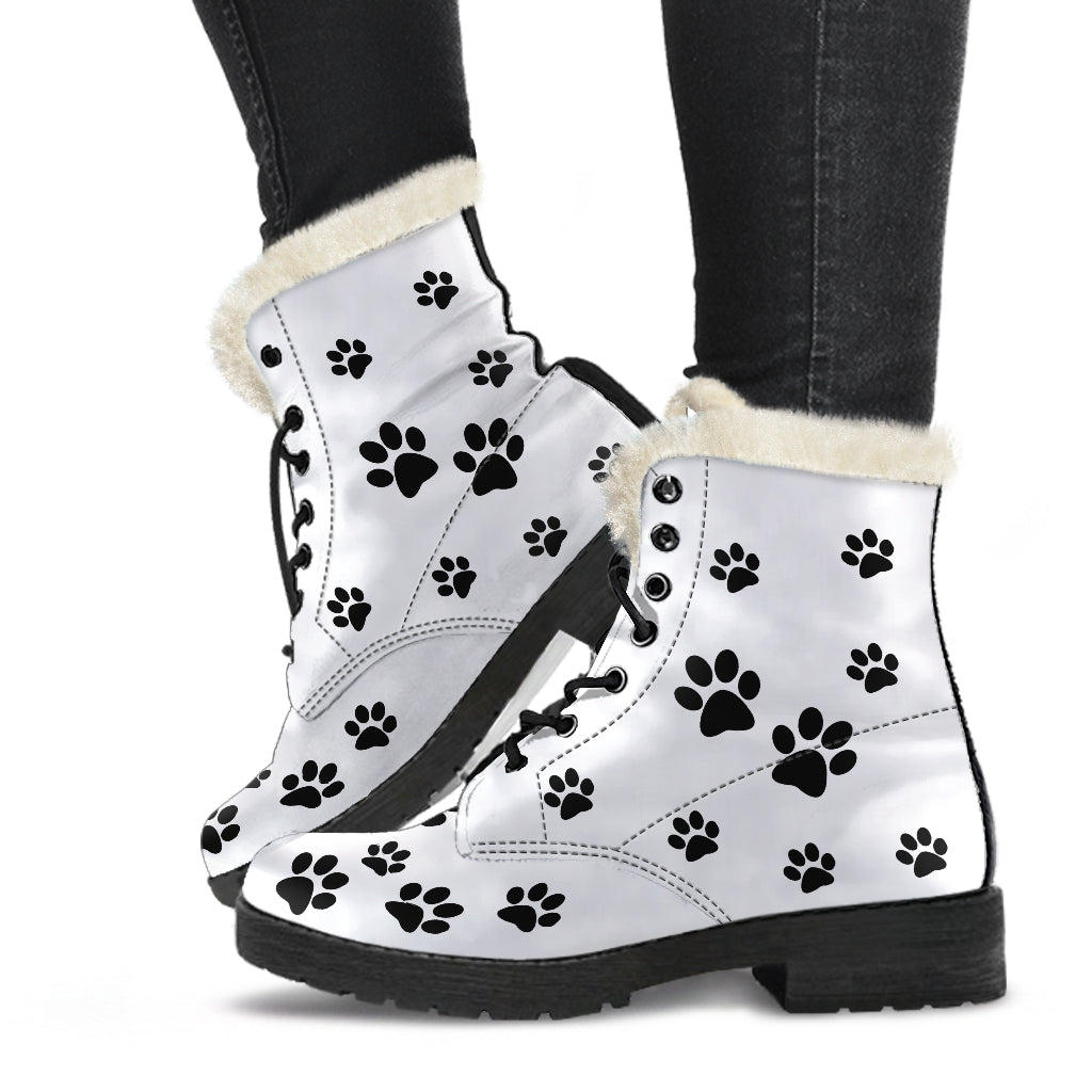 boots with paw prints