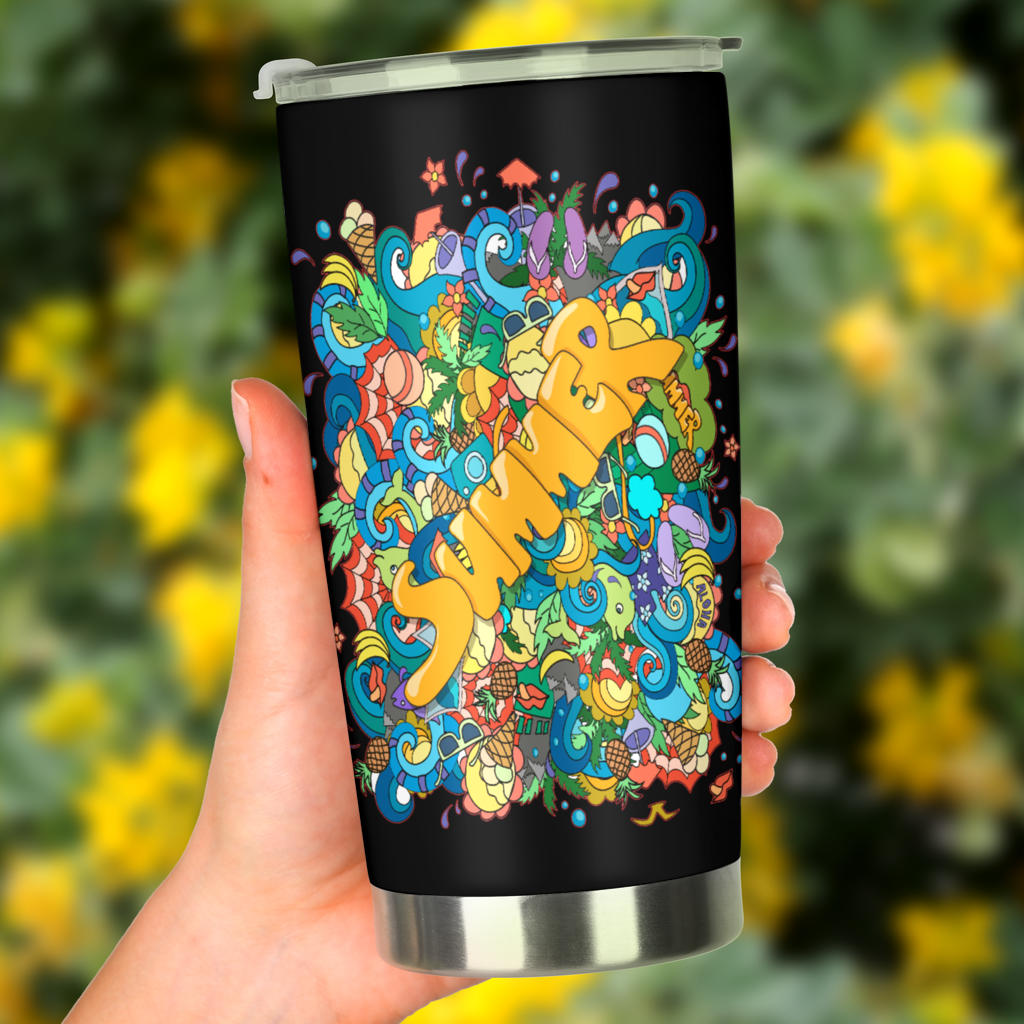 Summer Nero- Bicchierone Termico ( Tumbler ) 60 cl. -