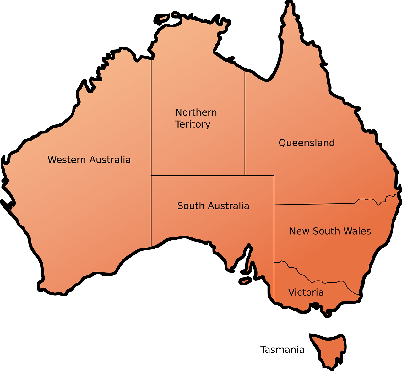 states of australia