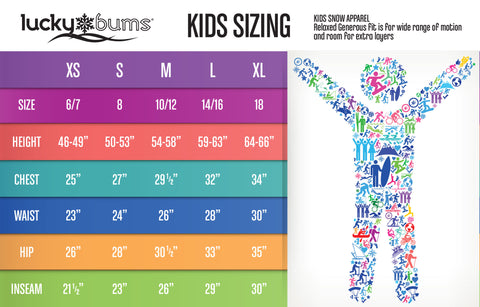 Youth Ski Size Chart
