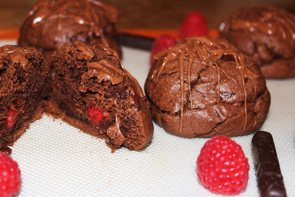 Sweets Chocolate Raspberry Cookies