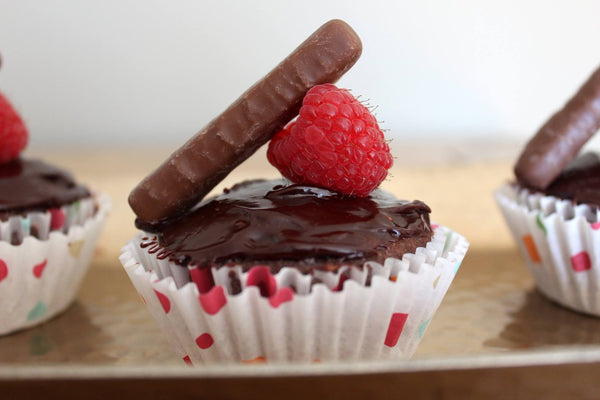 Sweet's Raspberry Sticks Valentines Day Cupcakes